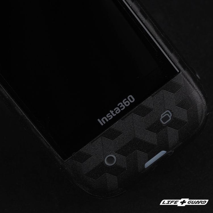 LIFE+GUARD 獨特箭影風格特寫，專用於 Insta360 X5 相機