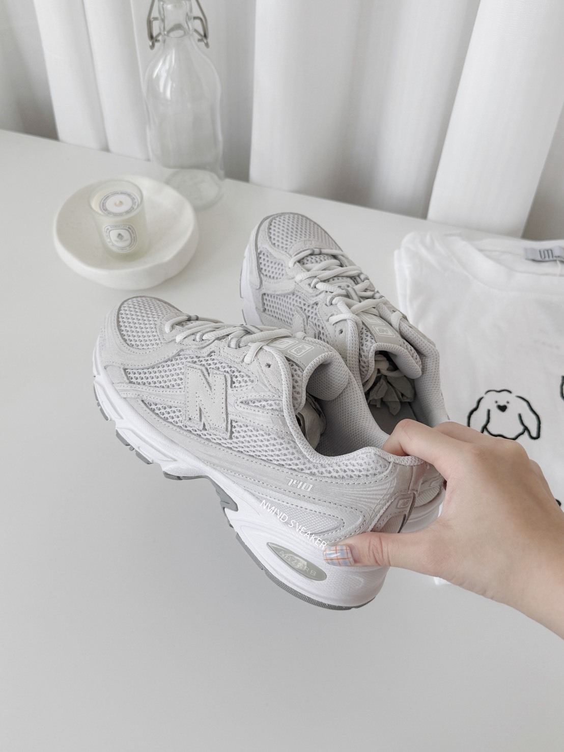 <IU同款💗>New Balance 740 芝麻牛奶