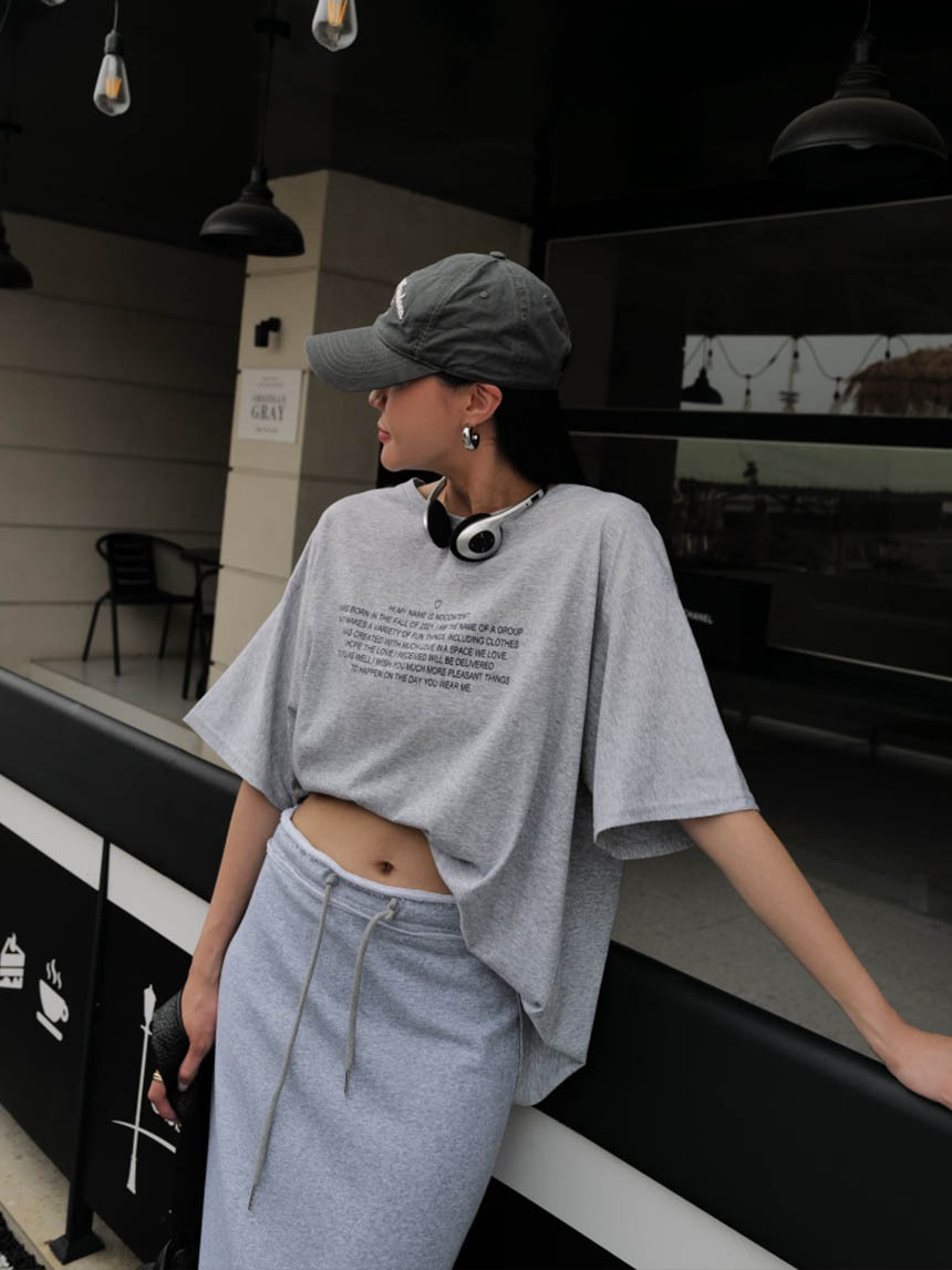 韓系小愛心字母百搭大T*4色