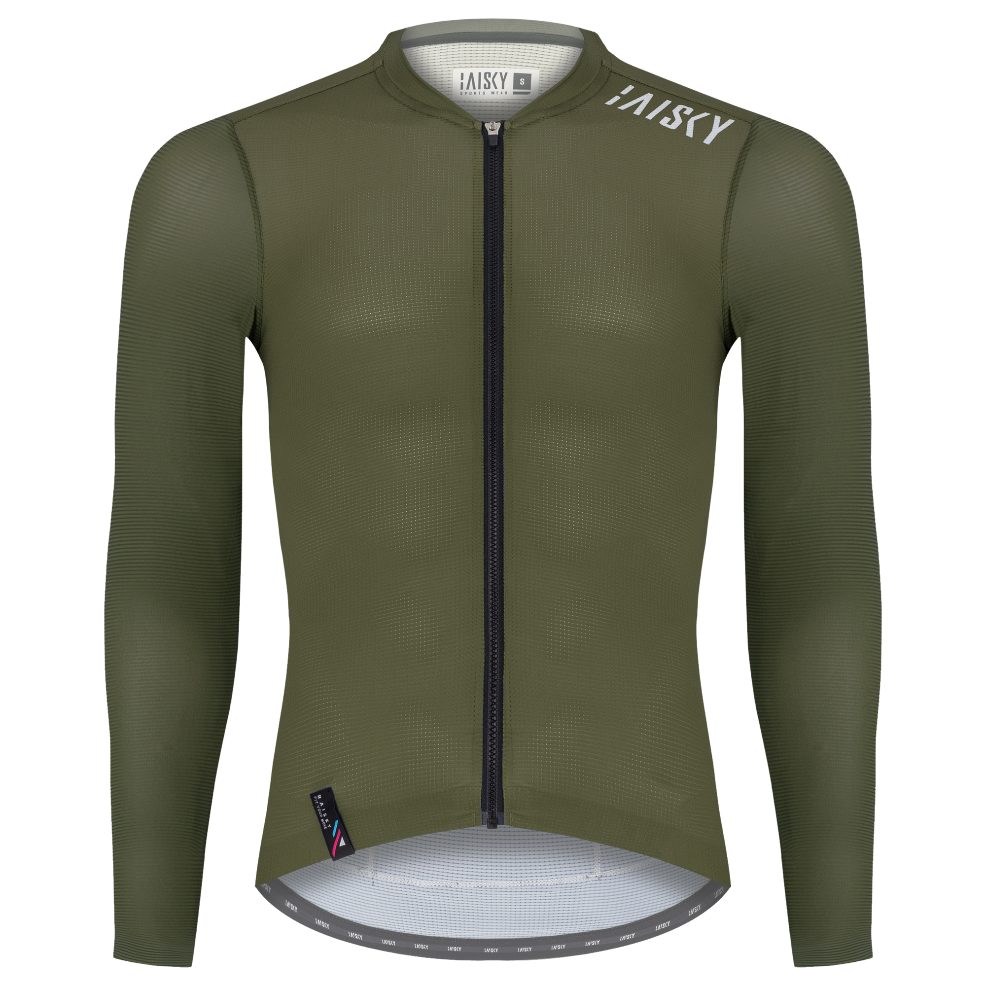 男款空力薄款長車衣 潔淨IV 軍綠