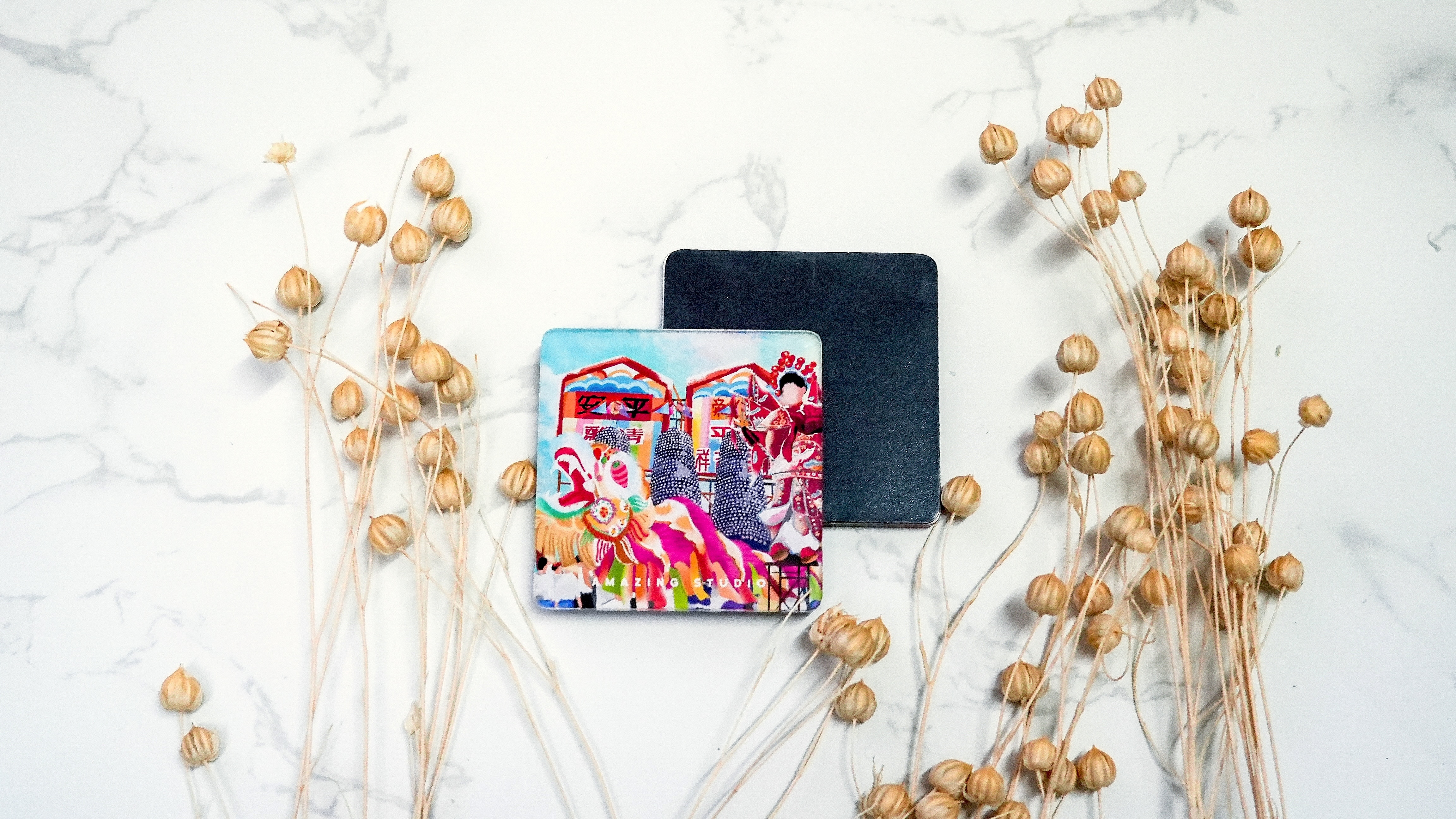 【香港地 - 太平清醮】 亞加力磁石貼丨Amazing Studio