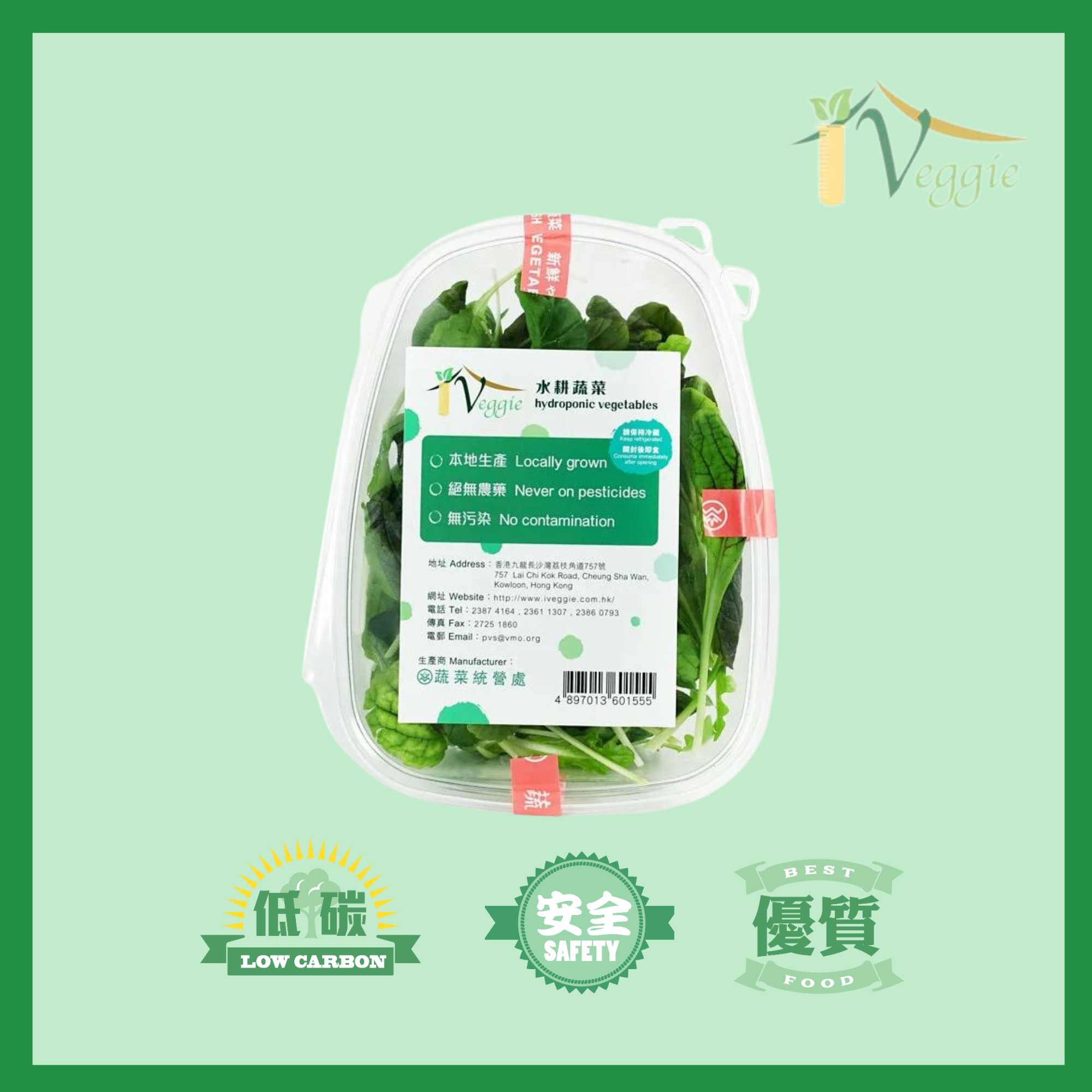 Local Hydroponic Babyleaf 100g (BOX)