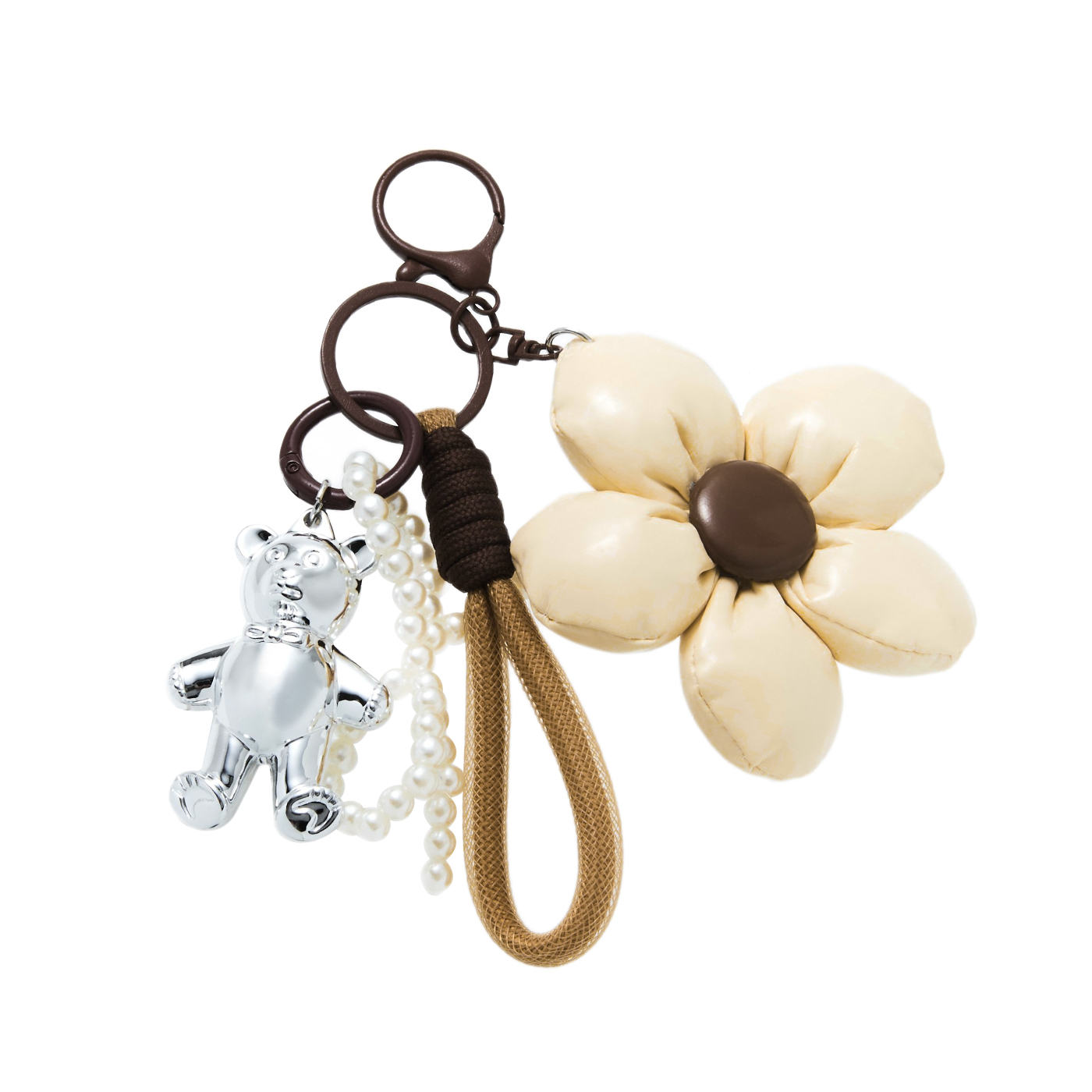 韓國,小花,蝴蝶結,小熊,吊飾,平價飾品