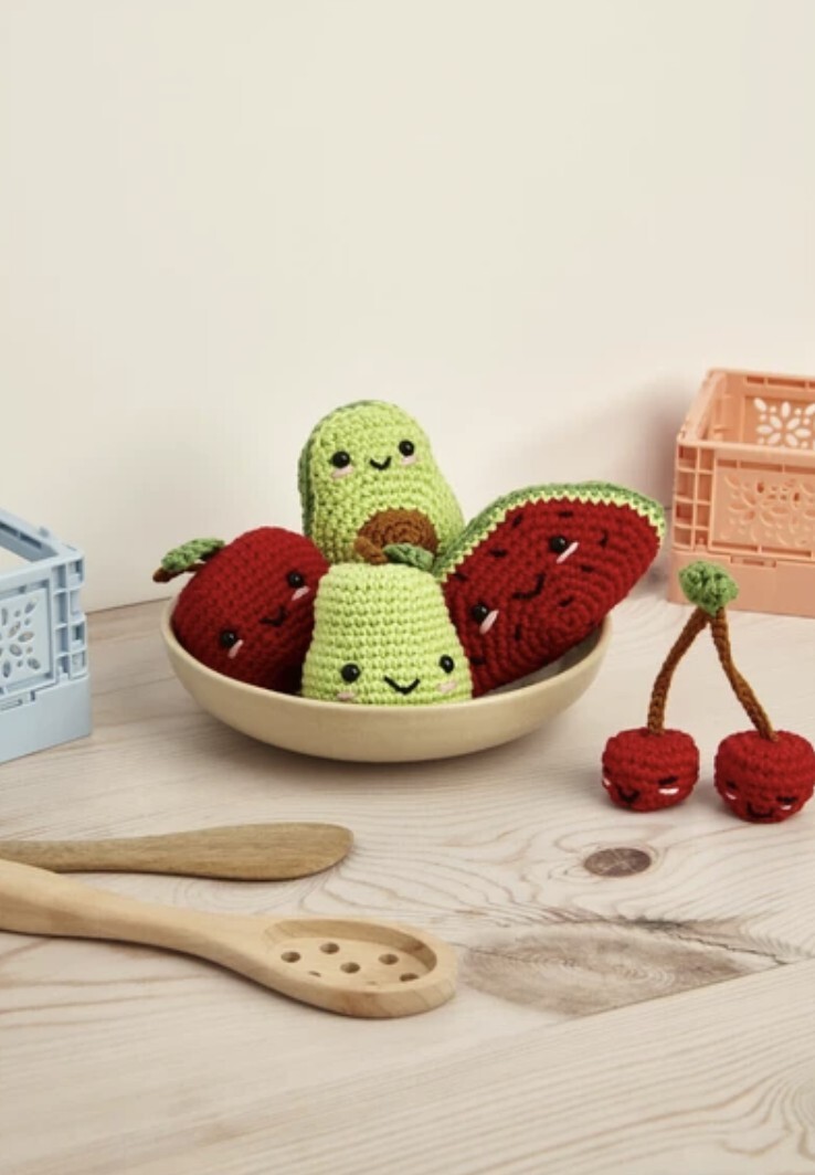 ! New ! DMC Amigurumi crochet 水果朋友