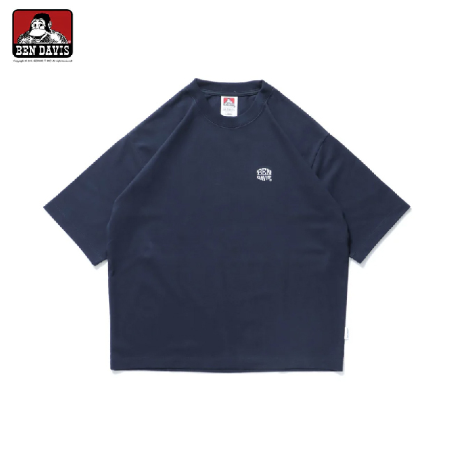 【 BEN DAVIS | 素色刺繡小LOGO短版短TEE - 3色 】
