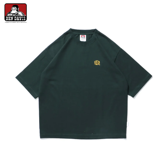 【 BEN DAVIS | 素色刺繡小LOGO短版短TEE - 3色 】