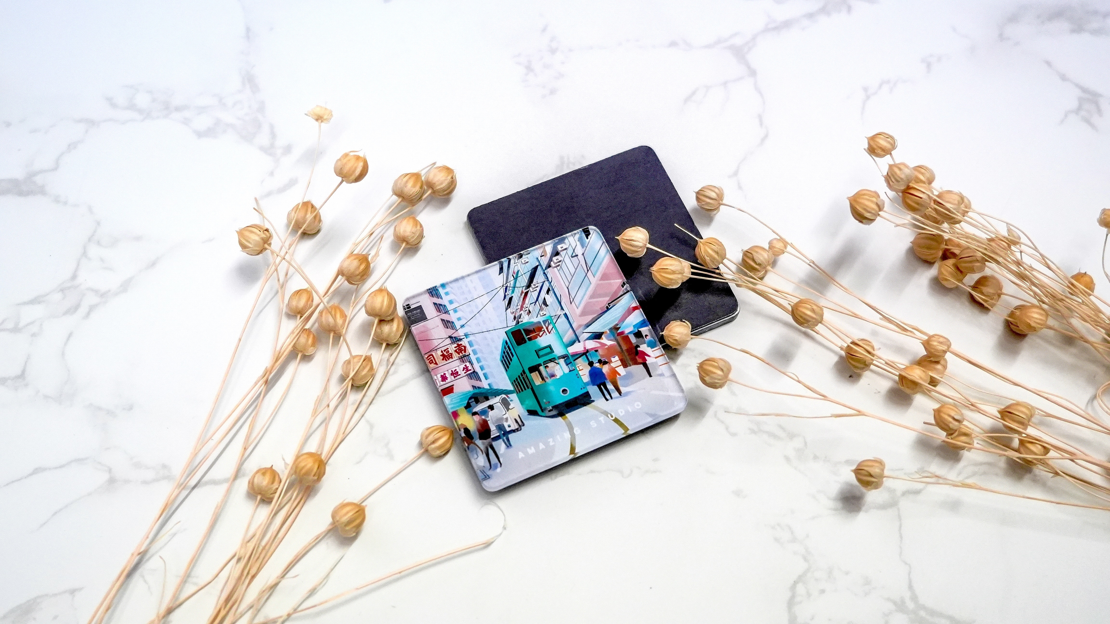 【香港地 - 叮叮車】 亞加力磁石貼丨Amazing Studio