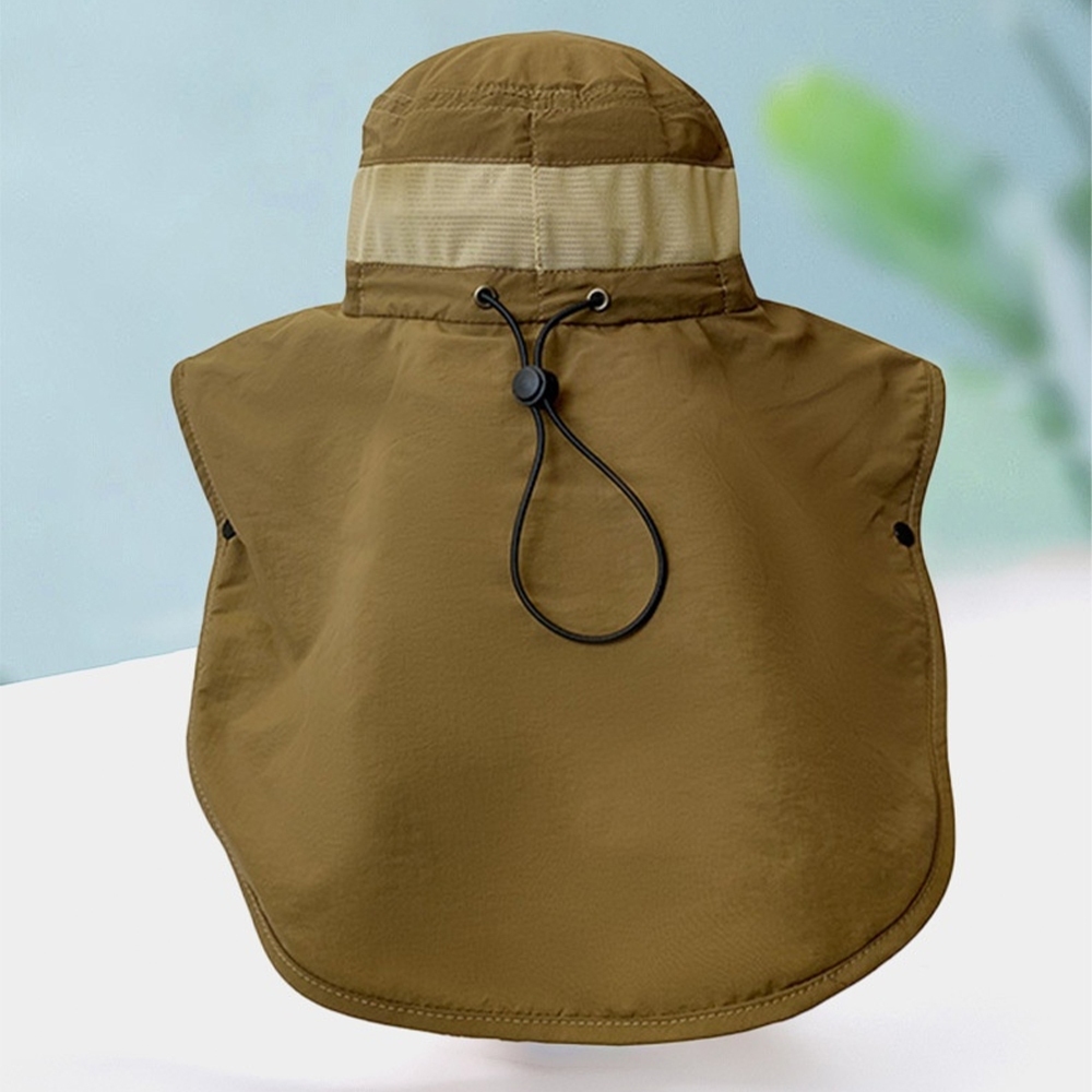 釣魚帽 防紫外線 遮全臉 防曬面罩 帽子 透氣防曬 登山帽 遮陽帽 漁夫帽 防曬帽 帽子女 大簷帽 禮物 護脖頸 069