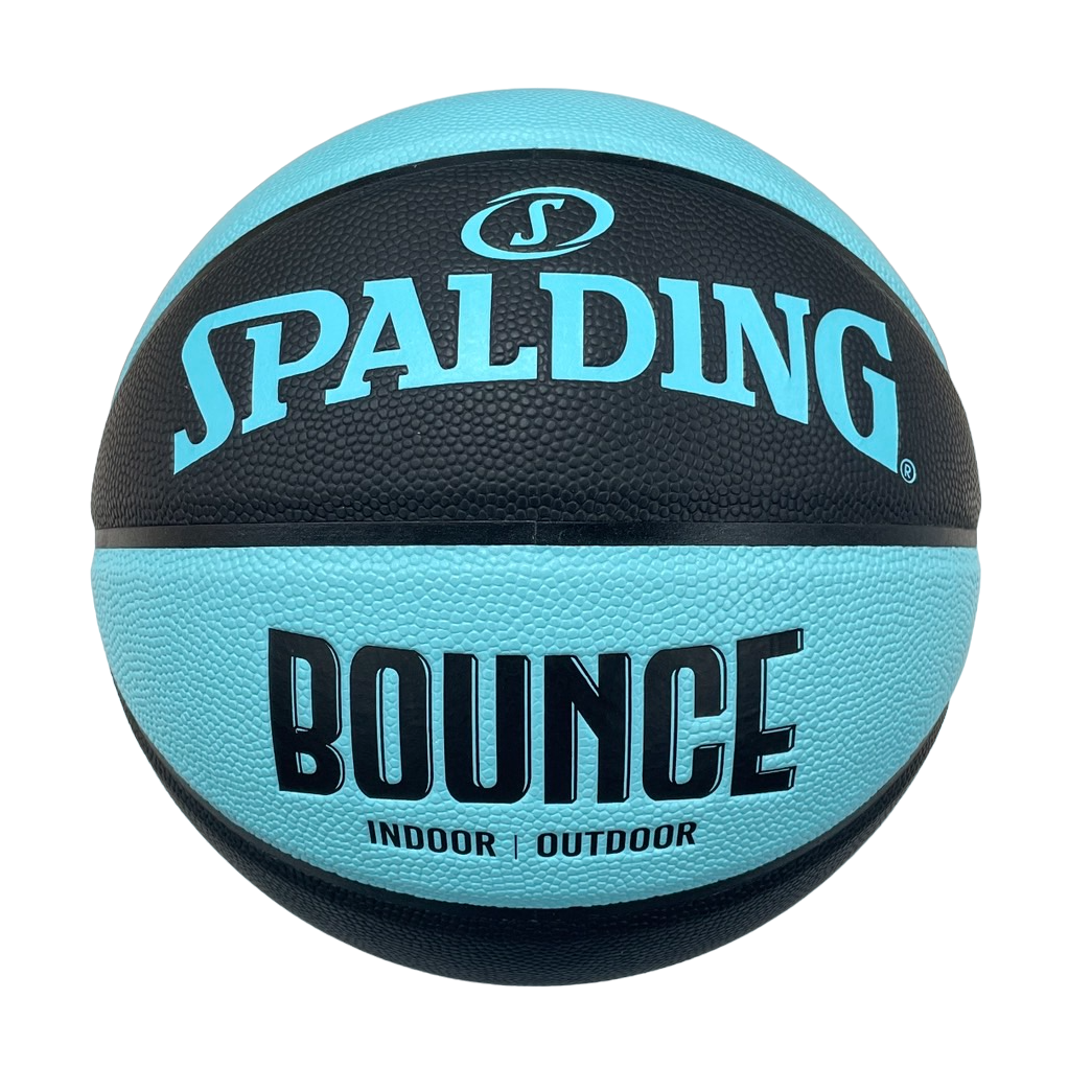 【斯伯丁SPALDING】BOUNCE系列合成皮籃球(黑/湖水綠)#7