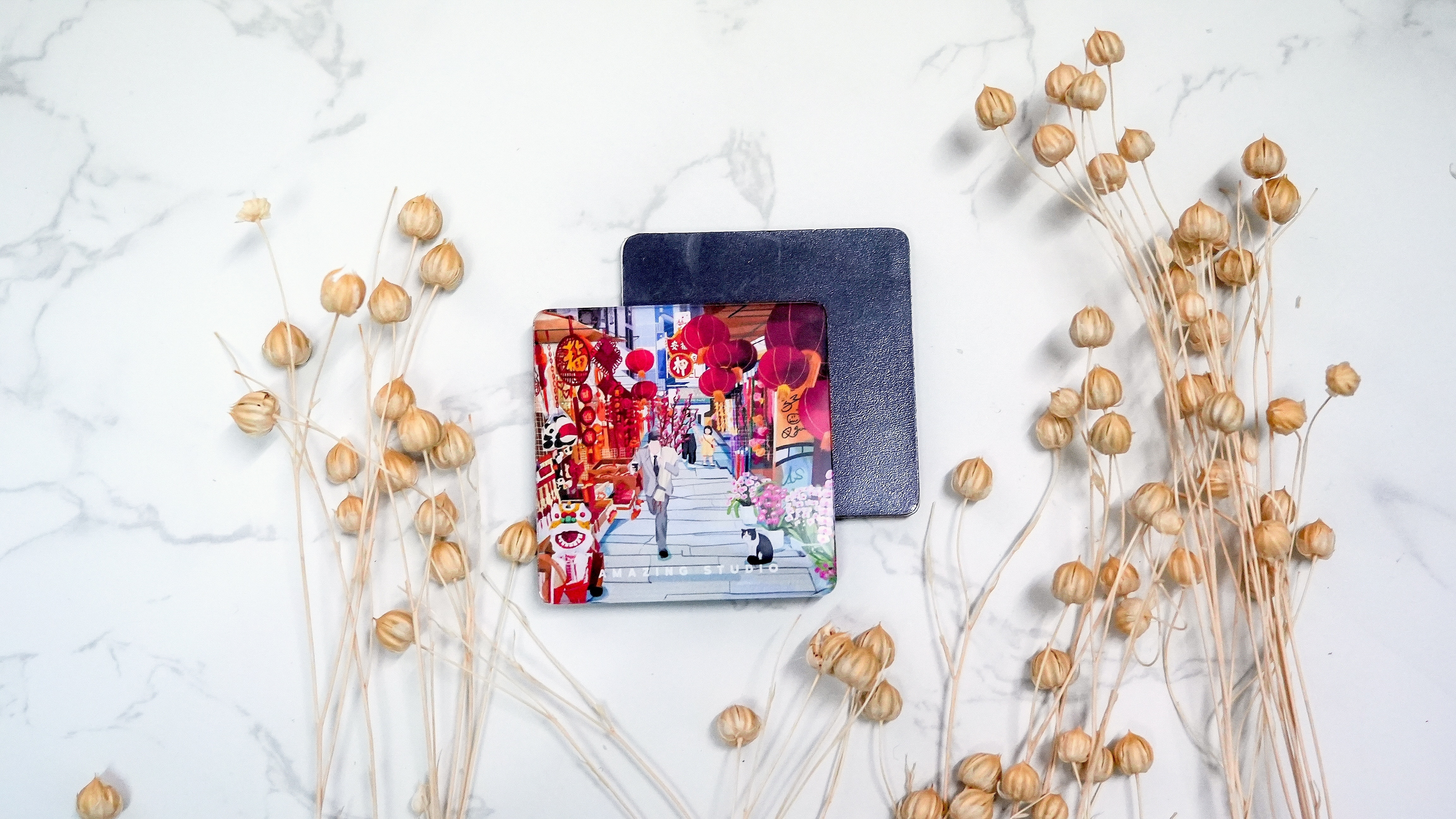 【香港地 - 石板街】 亞加力磁石貼丨Amazing Studio