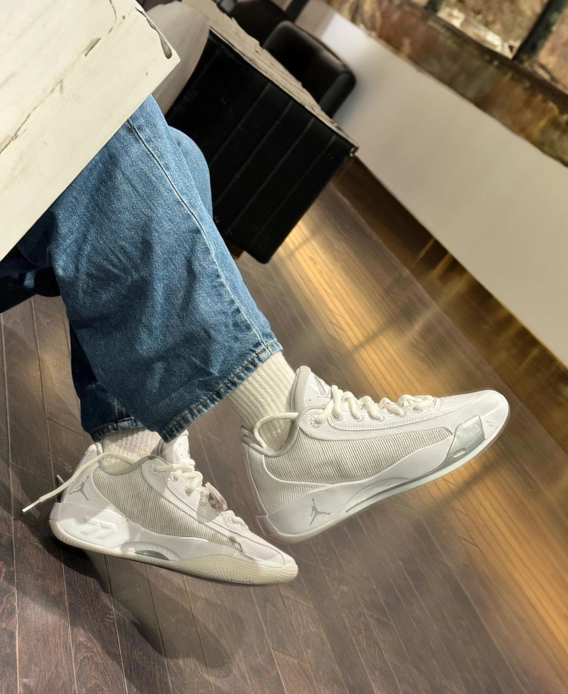 男鞋 NIKE JORDAN LUKA .77 PF 白 緩震 氣墊 運動 籃球鞋【HF0819-100】