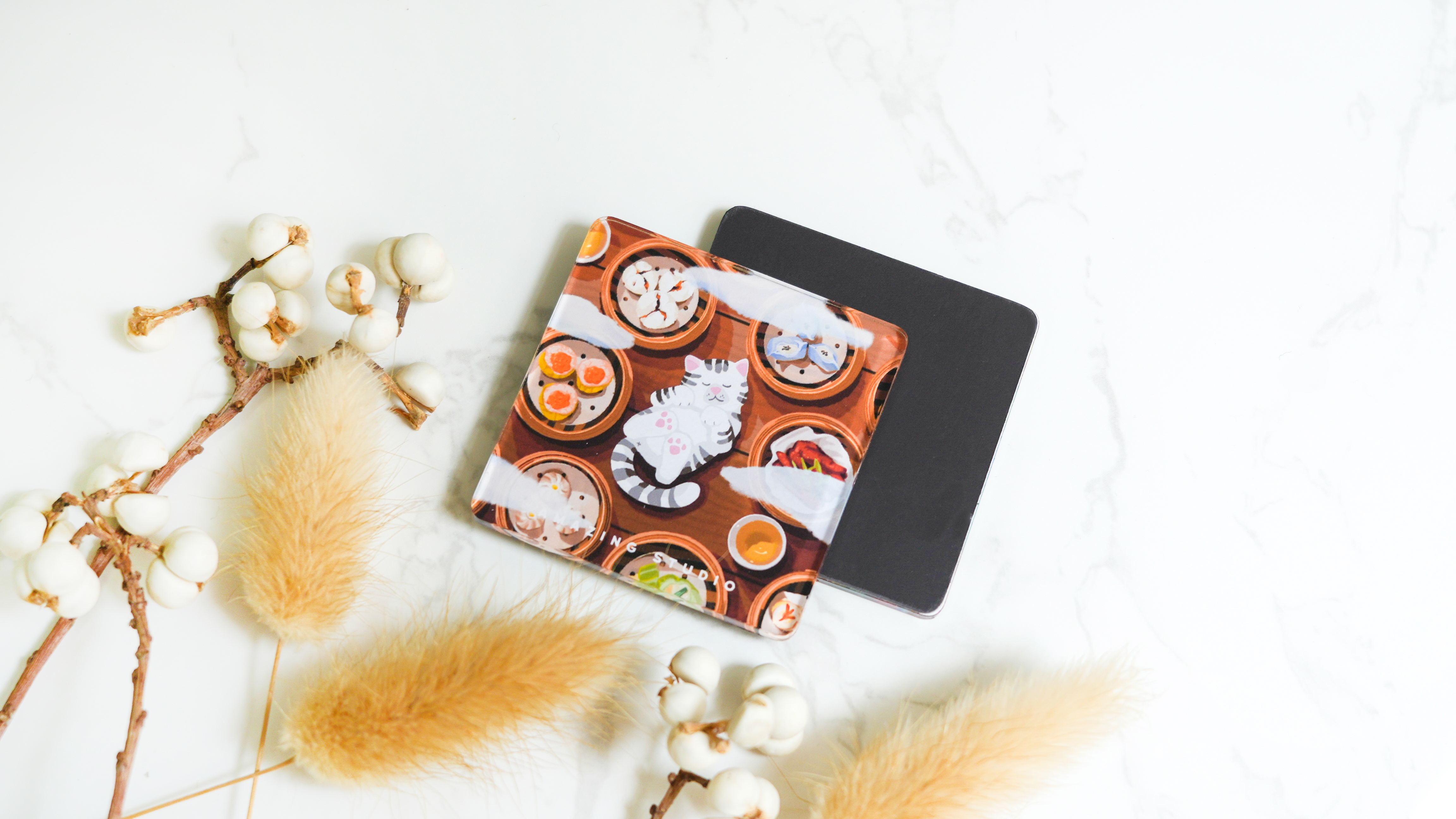 【貓遊街角 - 大中小點】 亞加力磁石貼丨Amazing Studio