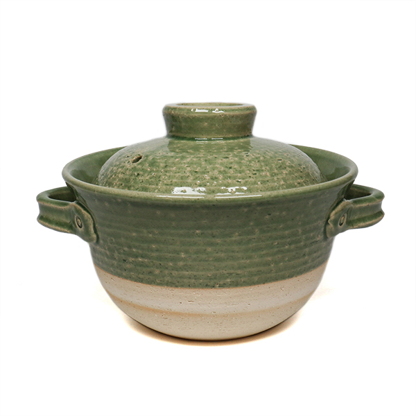 【伊賀燒】綠彩 3合炊飯鍋