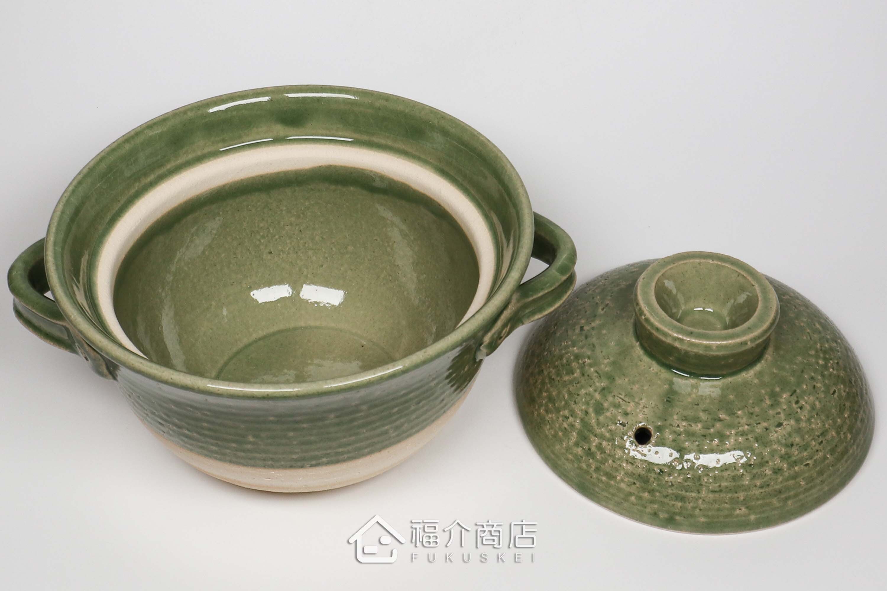 煮飯用陶瓷材質的飯鍋