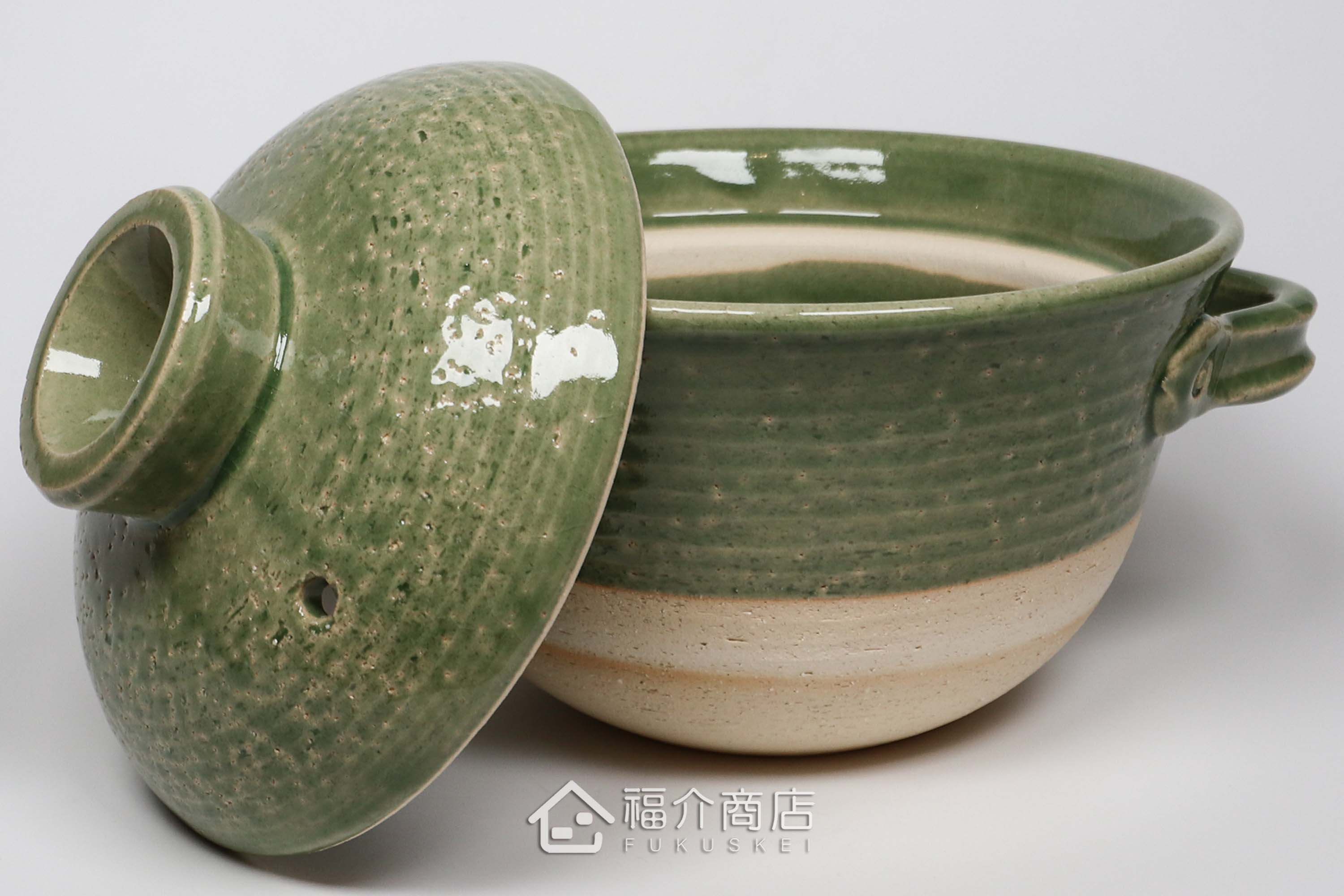 煮飯用陶瓷材質的飯鍋