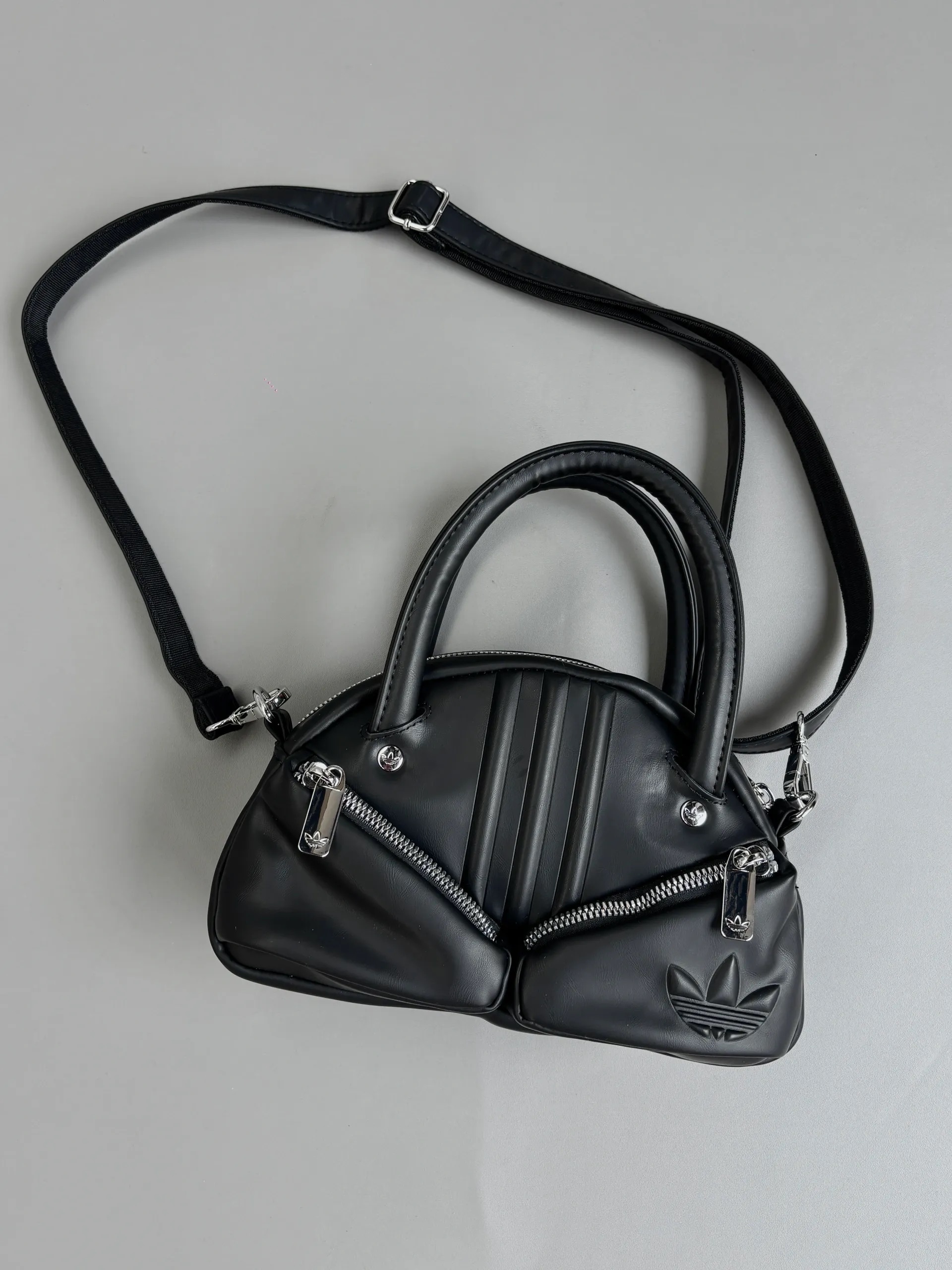 ADIDAS 波士頓包 側背包 手提包 黑色 金屬 可調節 KC1415 / 預購