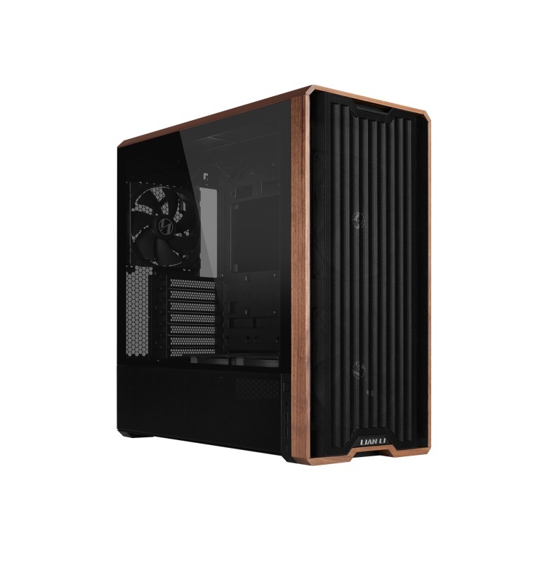 米特3C數位–LIAN LI 聯力 LANCOOL 217 中塔式機箱 胡桃木黑/樺木白