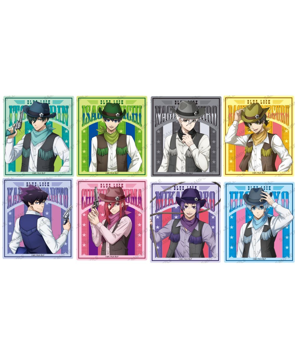 預購-動畫「藍色監獄」貼紙 牛仔Ver. 系列 【日本進口精品】