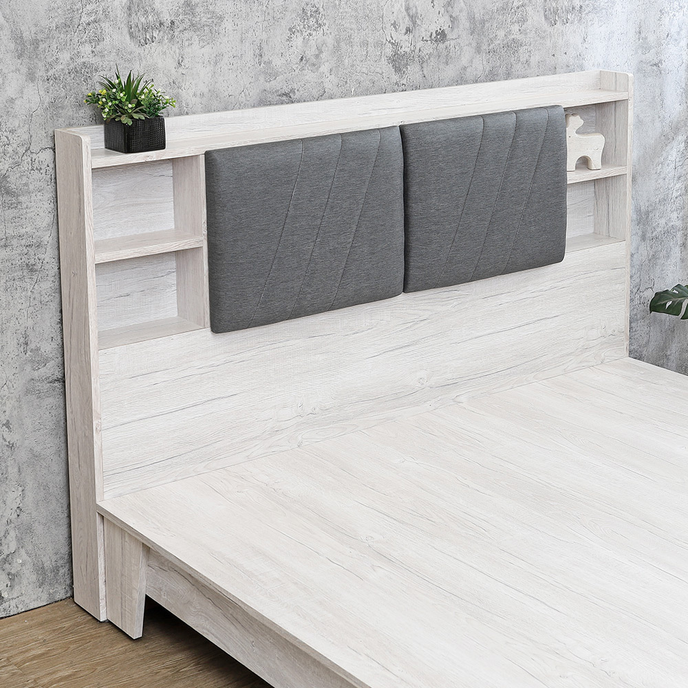 哈爾5尺雙人工業風加厚型收納床頭片/薄型床頭箱