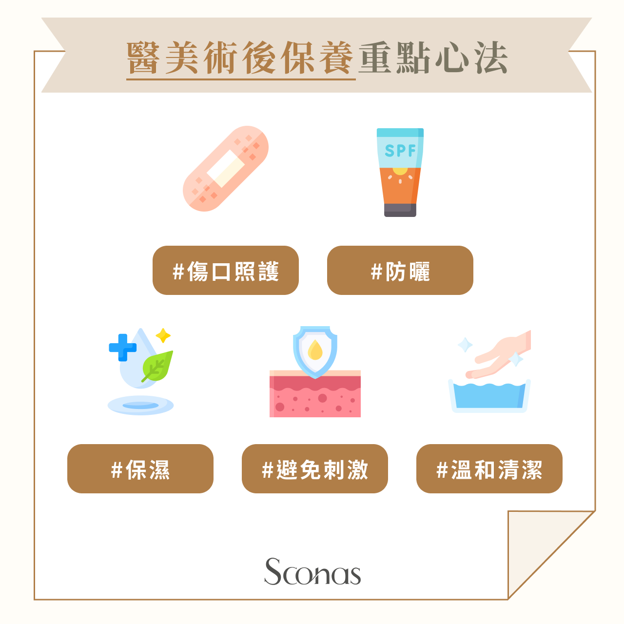 醫美術後保養重點心法