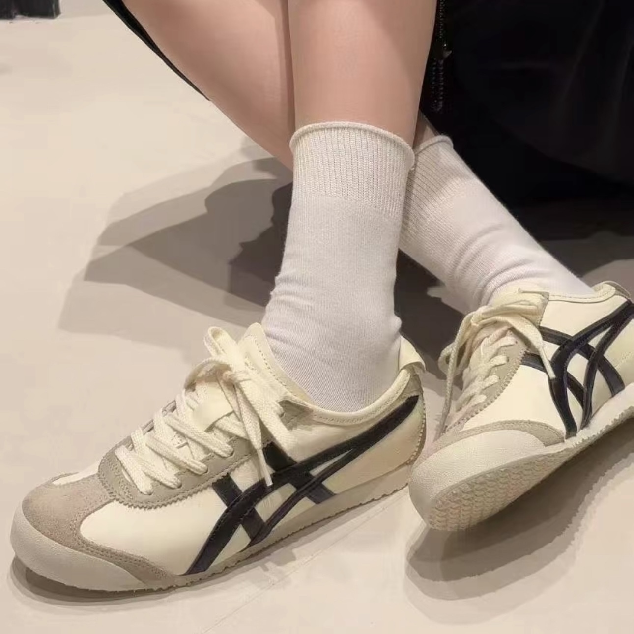 ONITSUKA TIGER MEXICO 66 藏青深藍鬼塚虎復古德訓鞋男女同款