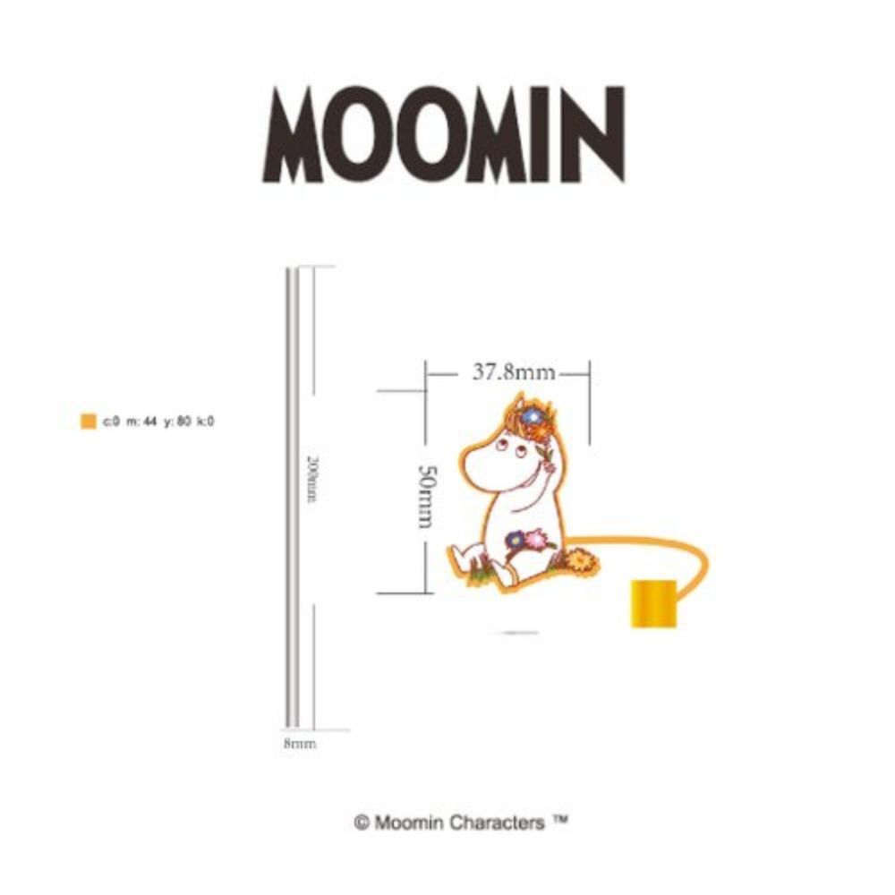 【Pinkoi x Moomin】限量 姆明造型吸管套 贈吸管