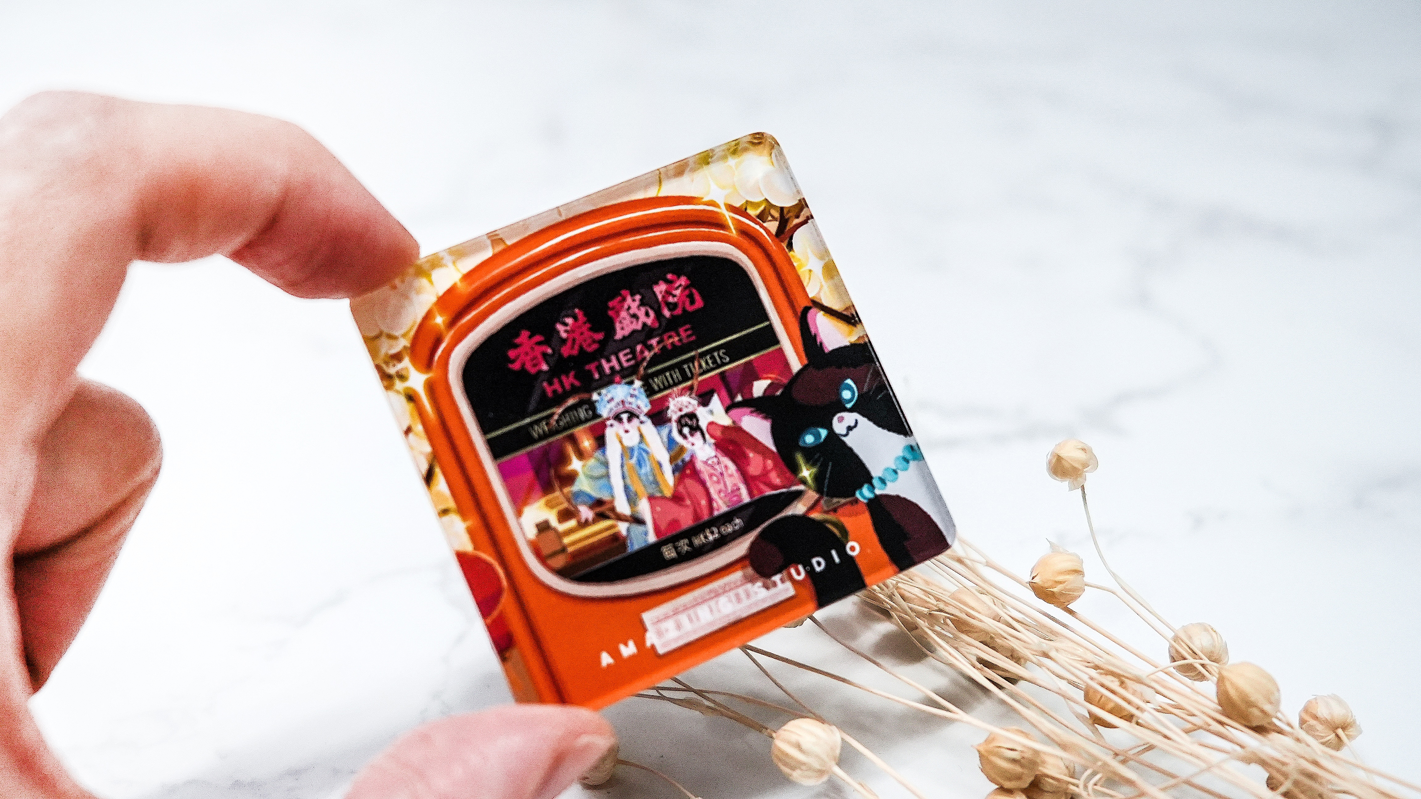 【貓遊街角 - 粵劇大戲】 亞加力磁石貼丨Amazing Studio