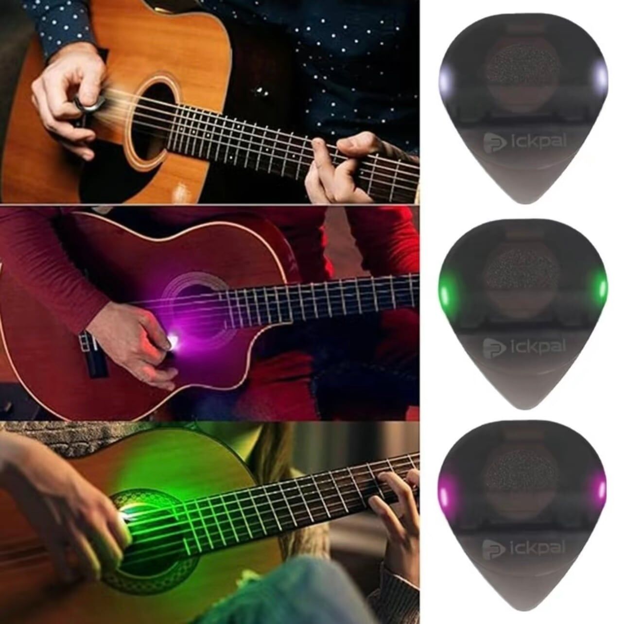 PICKPAL LED 發光吉他彈片 PICK JT0193/JT0194/JT0195