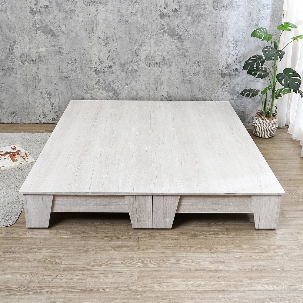 哈爾5尺雙人工業風木心板床底座/床架/床組(不含床墊)