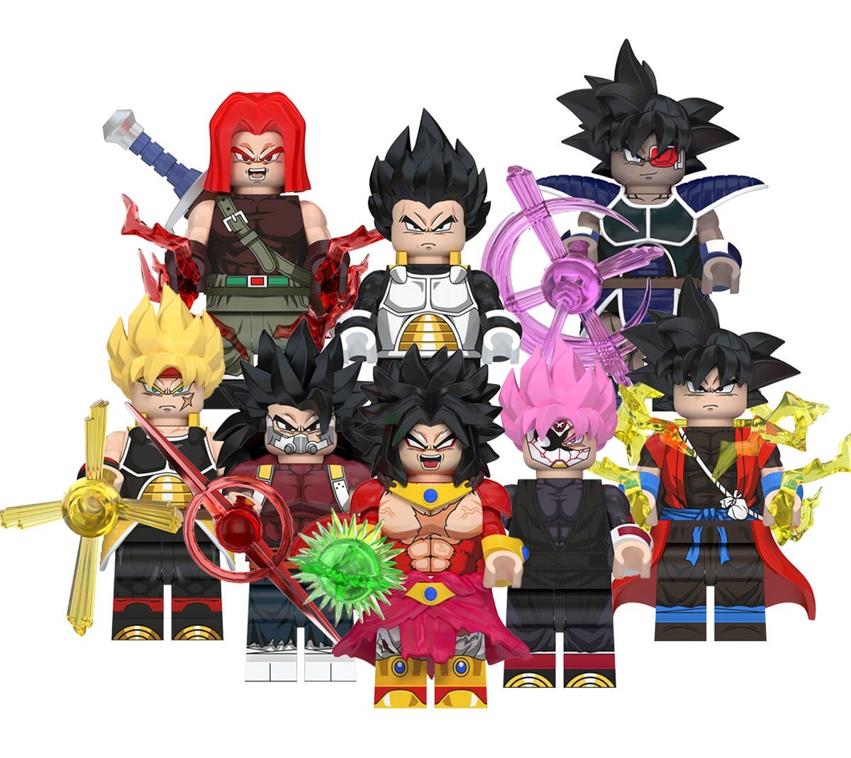 Dragon Ball Custom Minifigures Minifigs Set Fit Lego WM6179