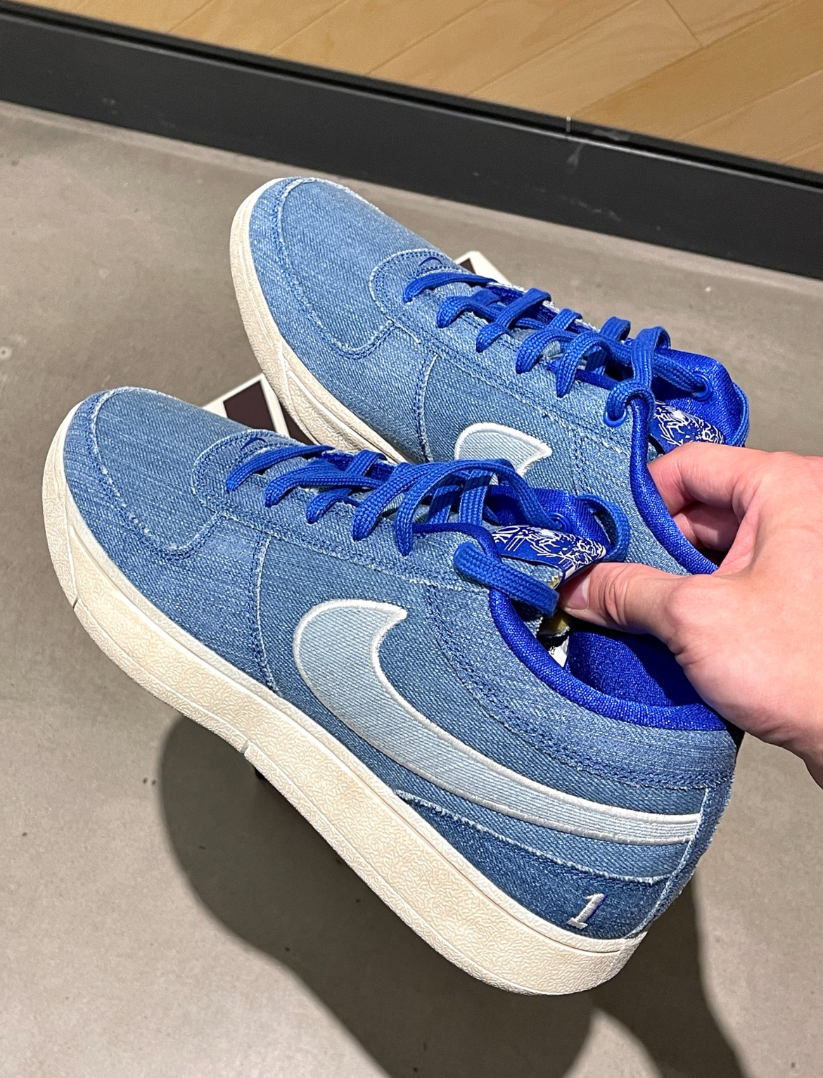 シューズ(男性用) NIKE BOOK 1 BLUE BLOOD IH0888-900 Nike Book 1 Blue EP Devin Booker Blue Blood Denim Men