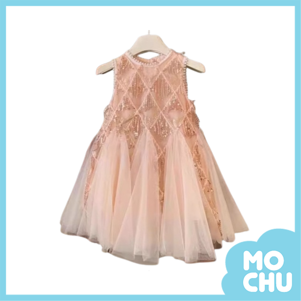 亮片流蘇網紗公主洋裝