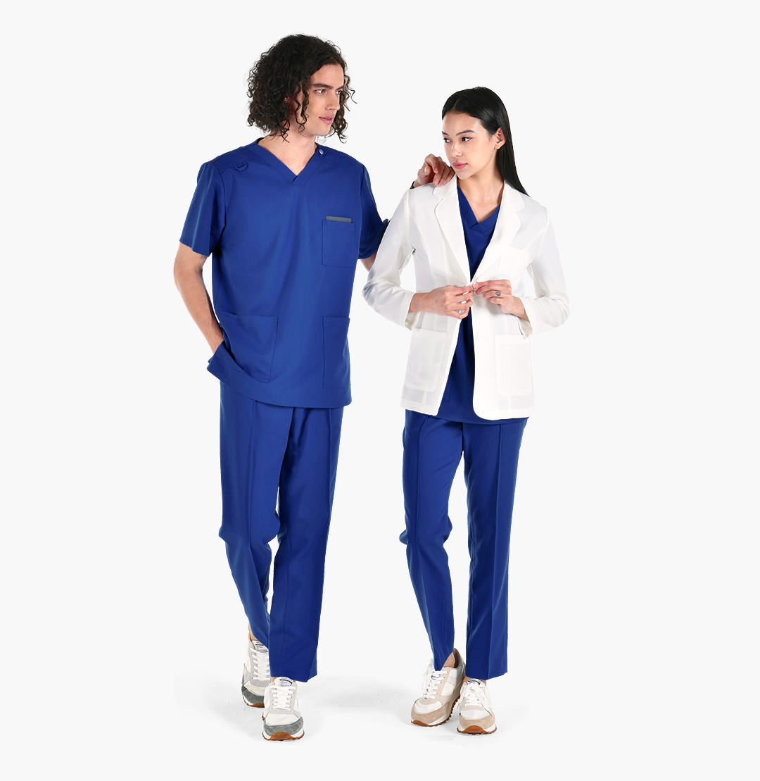 22202 AWESOME CLASSIC 男女通用刷手服 極光藍