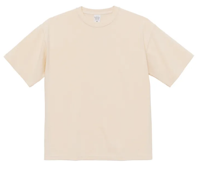 United Athle UA 9.1oz.重量級寬版落肩T 復古米黃(3441101-600)