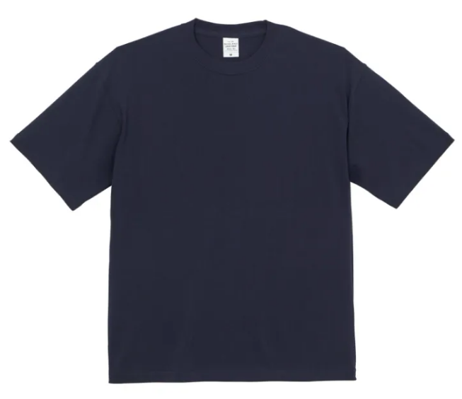 United Athle UA 9.1oz.重量級寬版落肩T 深藍色(3441101-086)