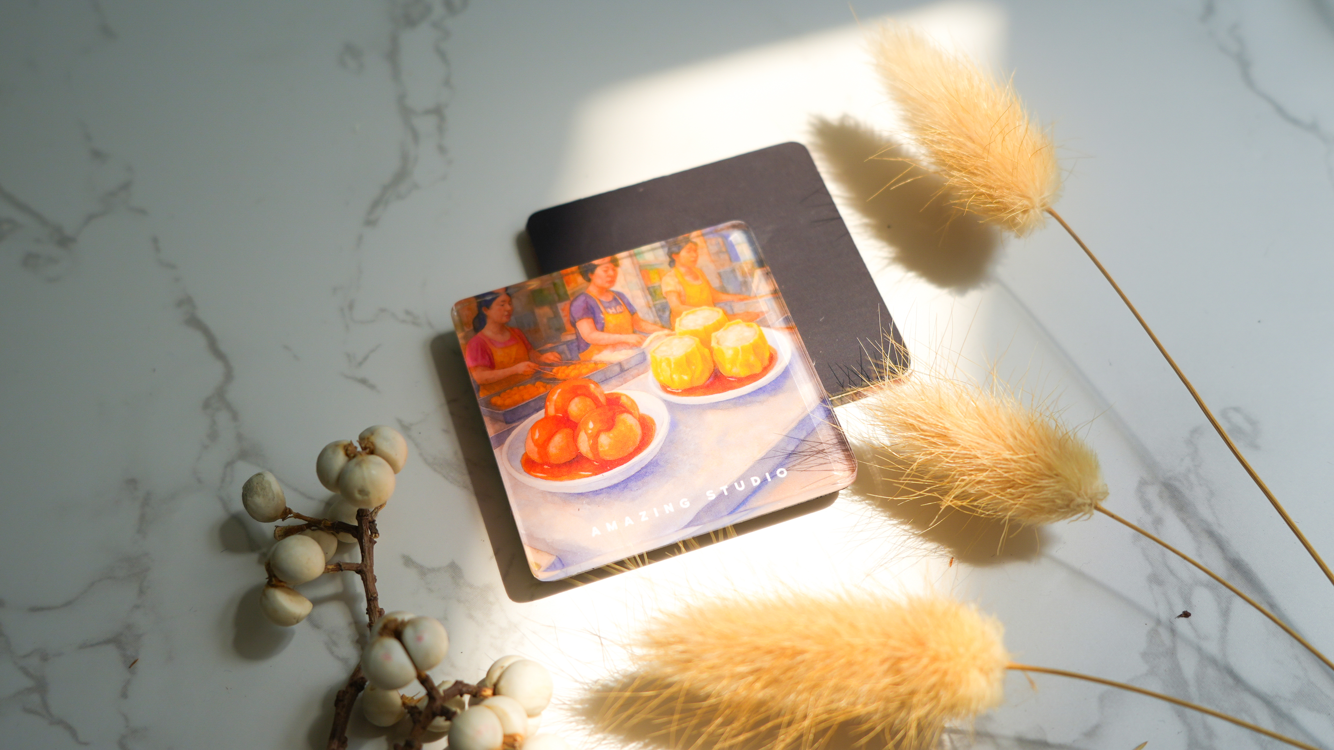 【魚蛋燒賣】 亞加力磁石貼丨Amazing Studio