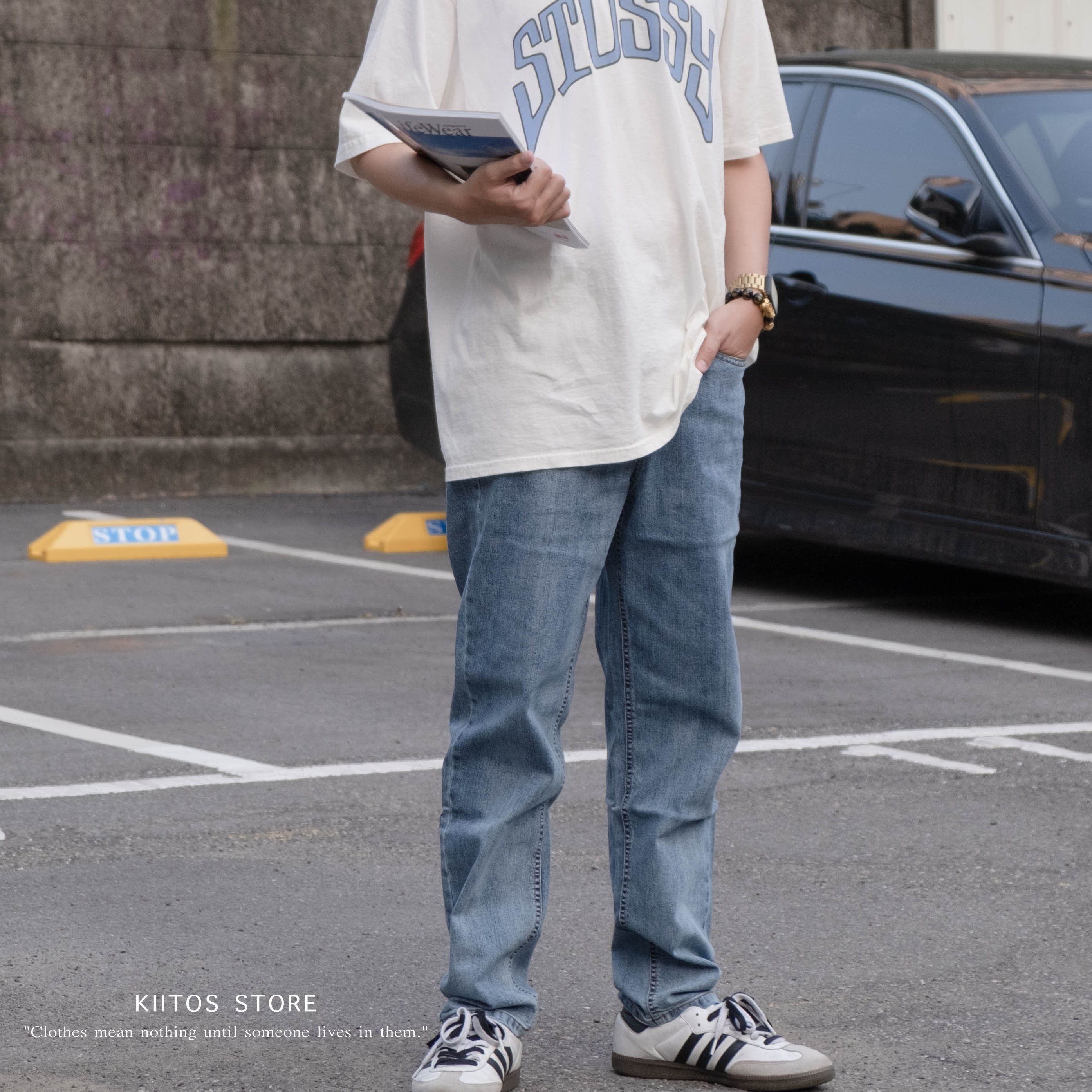 Tailor collection 彈力 涼感 錐形丹寧褲 牛仔褲 長褲 日系 寬鬆  台灣製造 5178 5179