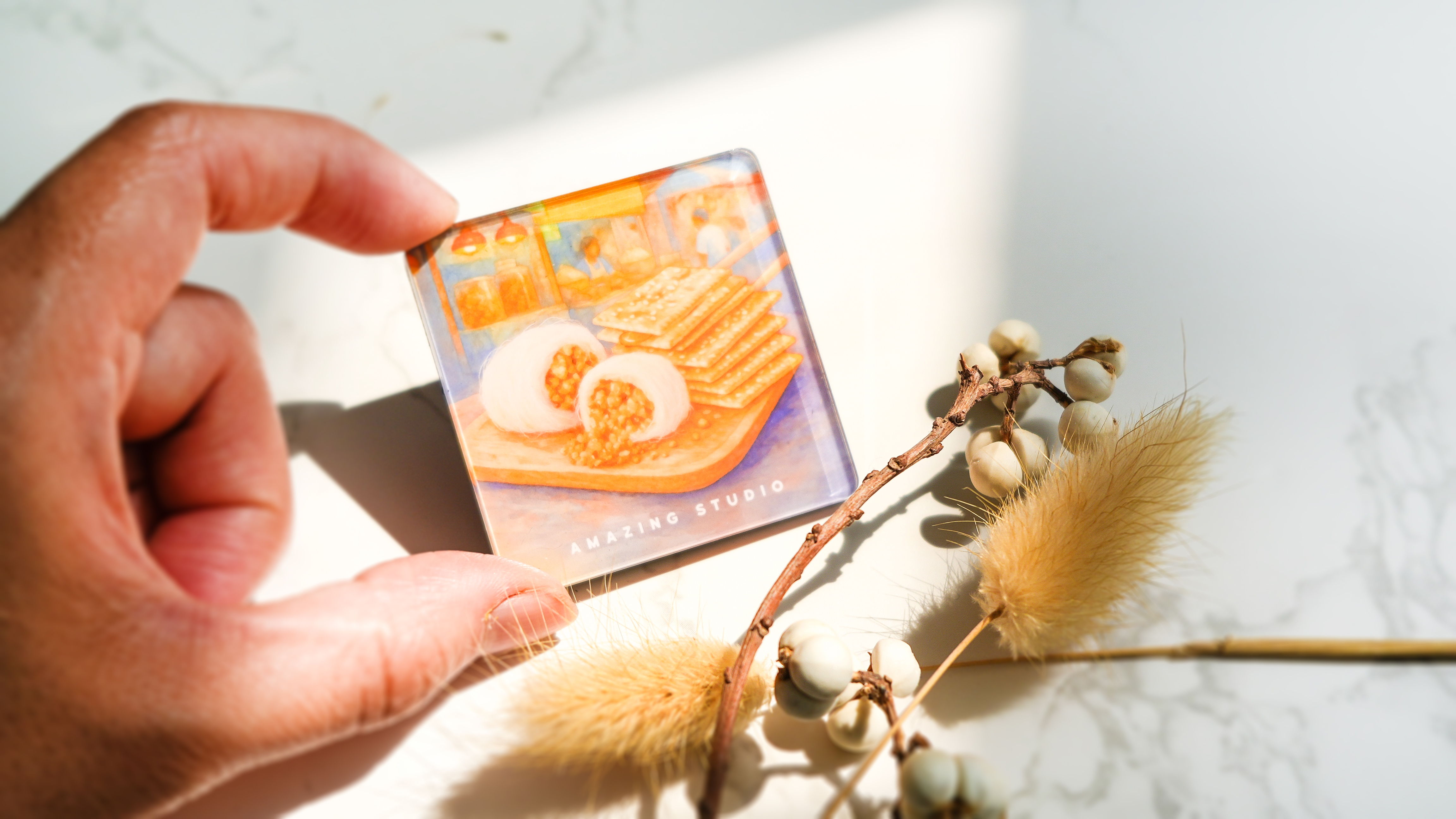 【傳統零食】 亞加力磁石貼丨Amazing Studio