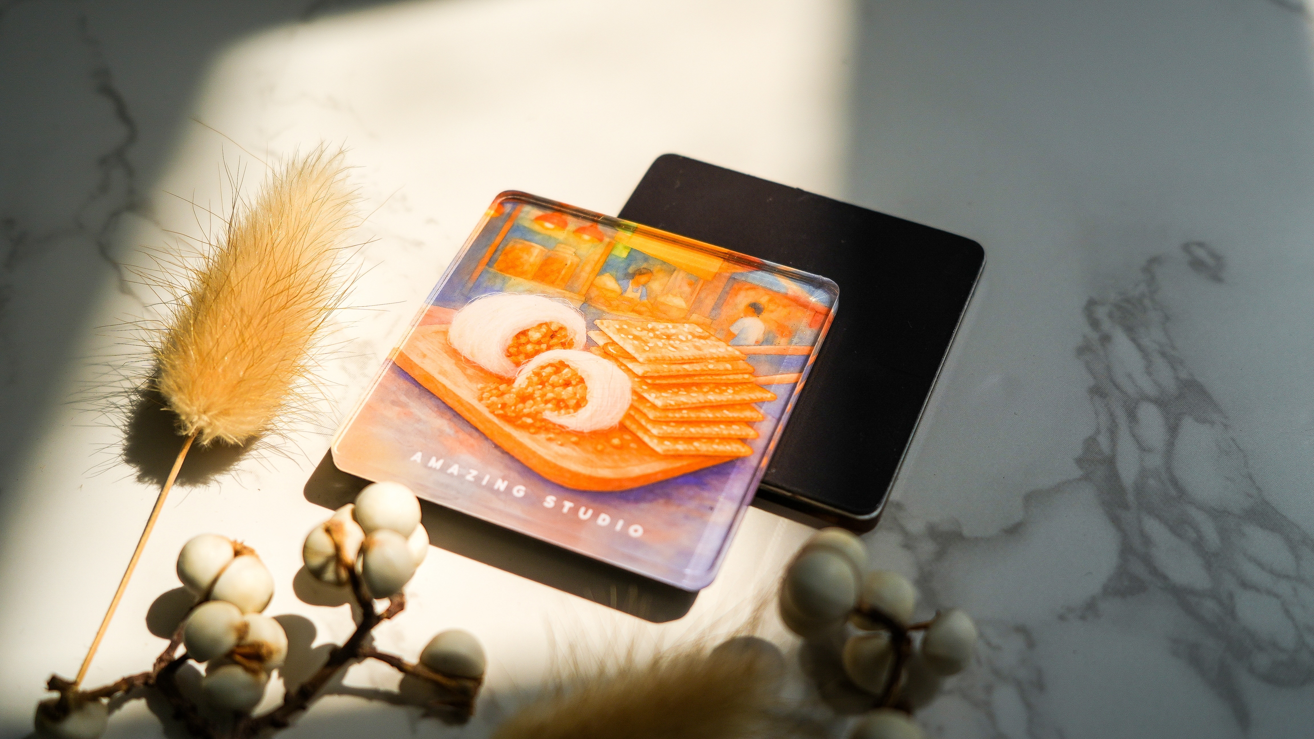 【傳統零食】 亞加力磁石貼丨Amazing Studio