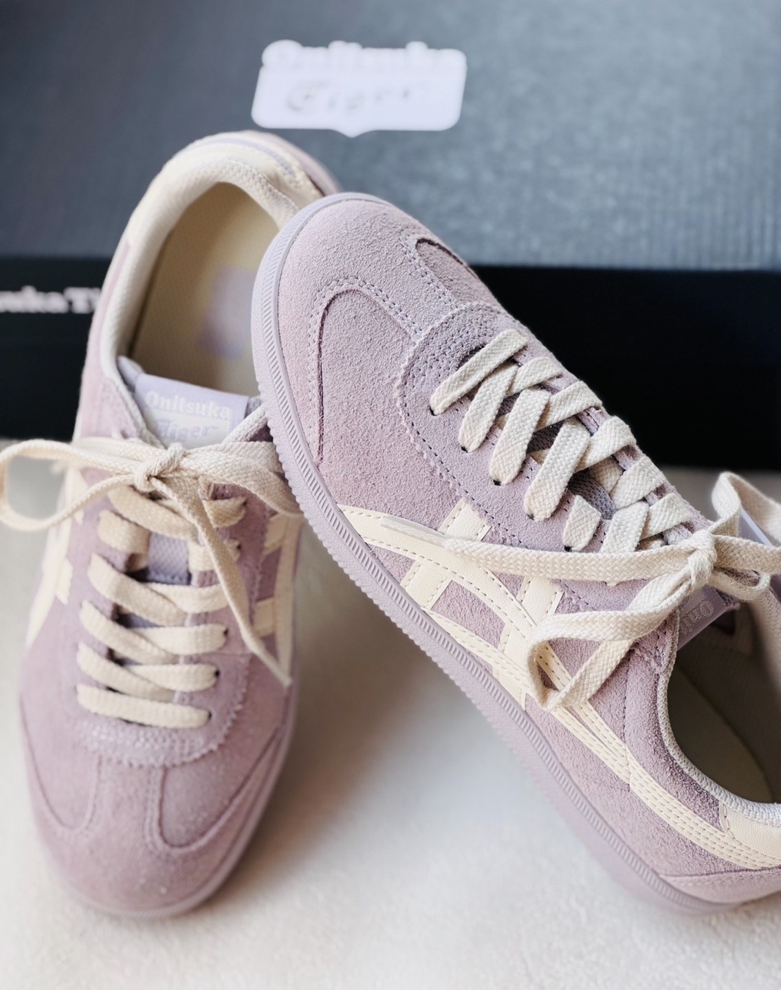 鬼塚虎 Tokuten 淺紫板鞋