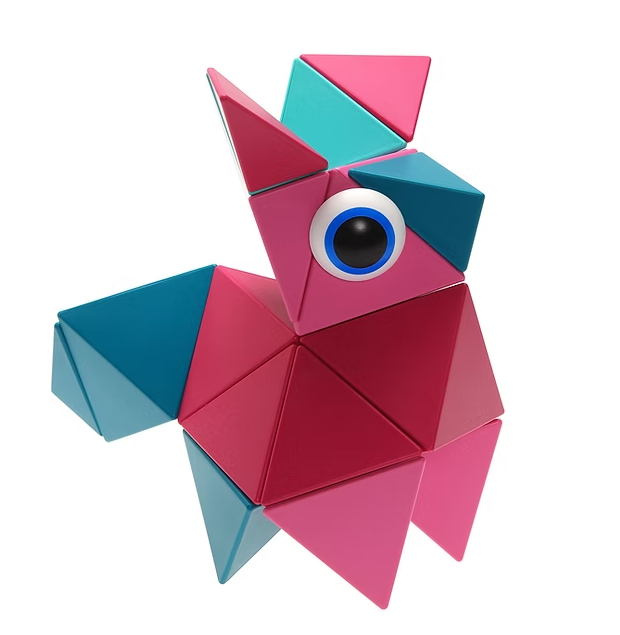 Trido 磁力積木 進階組 24PCS - 熾焰飛茫(Flamingo)