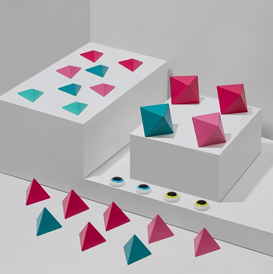 Trido 磁力積木 進階組 24PCS - 熾焰飛茫(Flamingo)