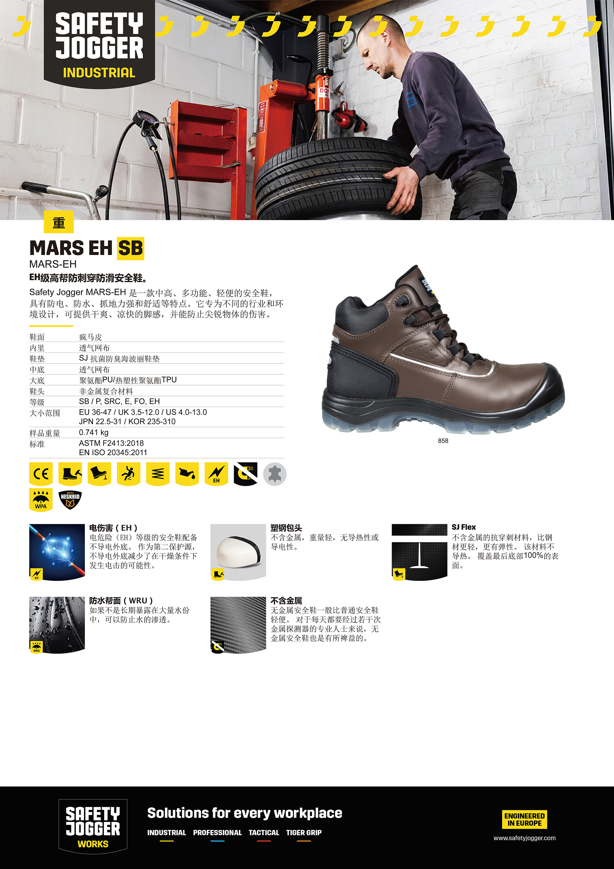 Safety Jogger - MARS EH 安全鞋