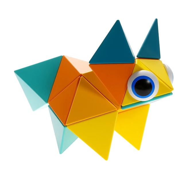 Trido 磁力積木 進階組 24PCS - 璀璨光陰(Honey)