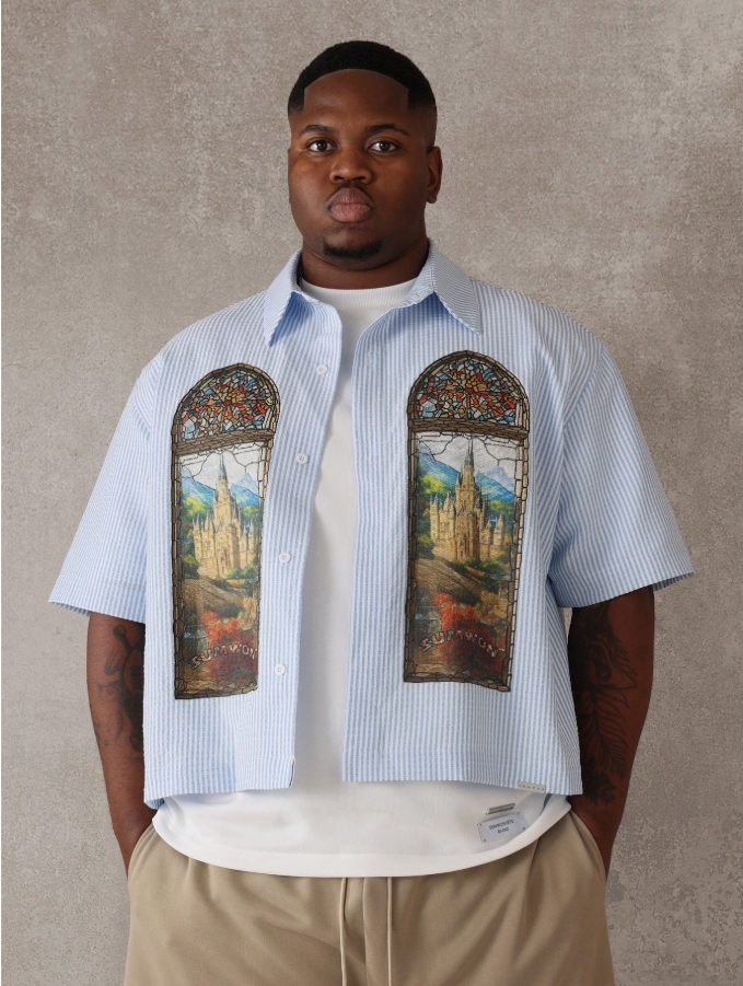 KADMAX大尺碼-春夏短袖襯衫〈KSMS2569〉