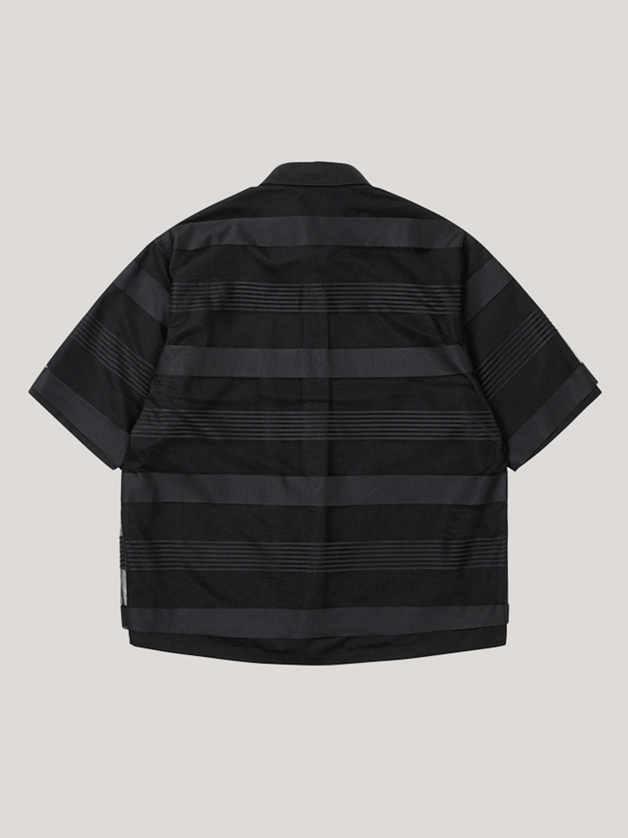 【AJO AJOBYAJO】Stripe Oversized Polo Shirt SHIRT - AJOBYAJO