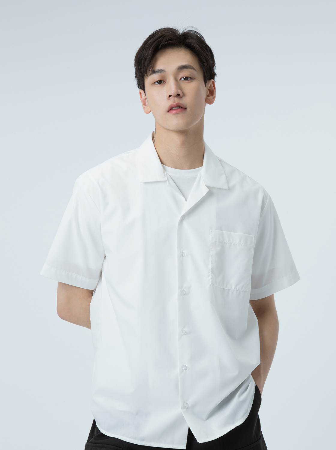 【期間限定】Wear Everyday 天絲棉單袋短袖襯衫