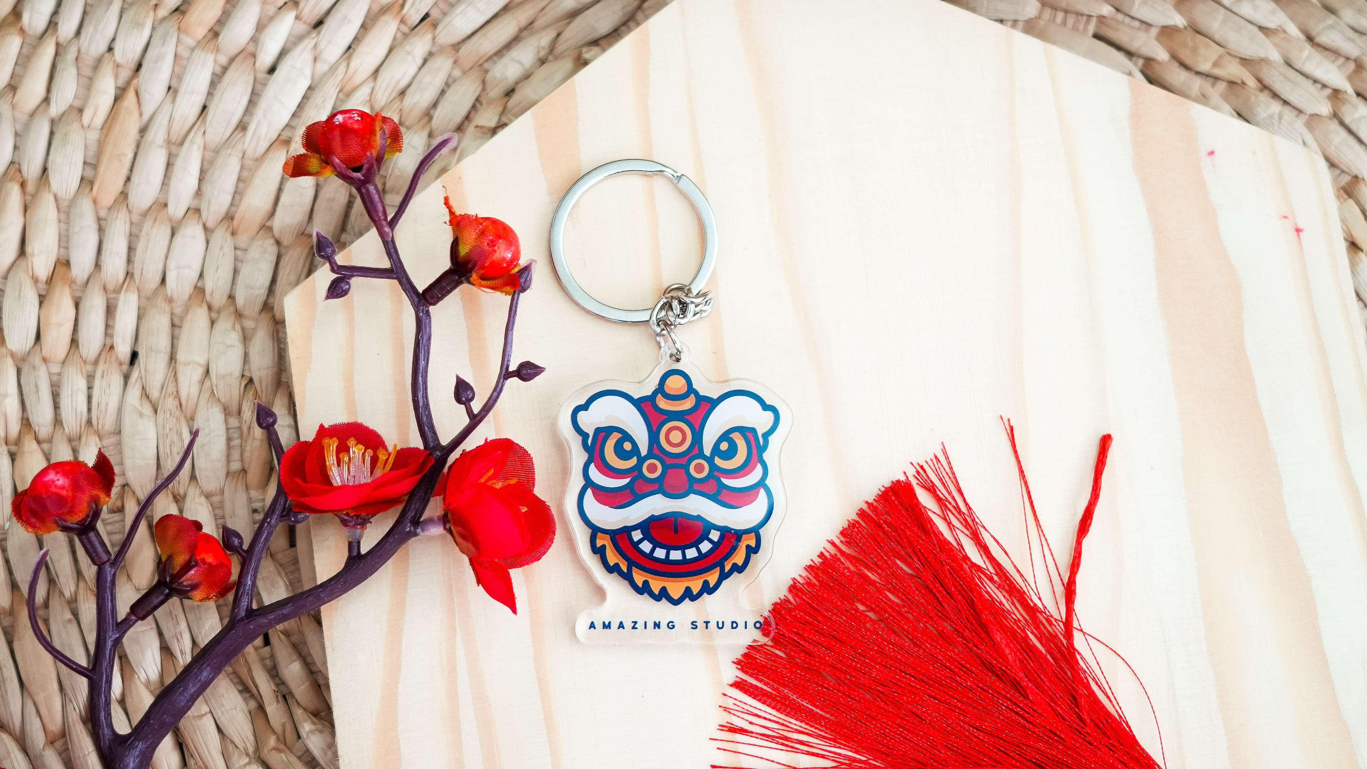 【舞獅】 鎖匙扣丨Amazing Studio