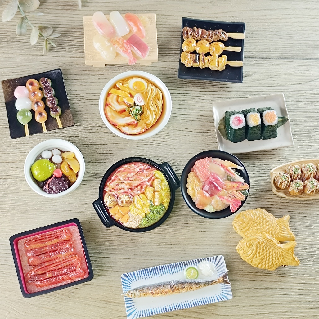 日本MIDORI．日本美食造型磁鐵 共12款