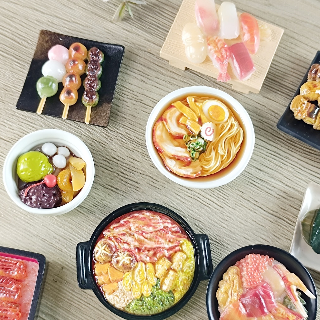 日本MIDORI．日本美食造型磁鐵 共12款